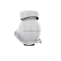 Wywietrznik kanalizacyjny do blachodachówki profil W JASNY SZARY RAL 7036