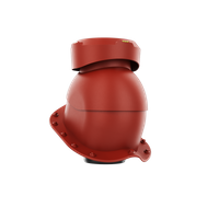 Wywietrznik kanalizacyjny do blachodachówki profil N CZERWONY RAL 3009