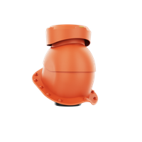 Wywietrznik kanalizacyjny do blachodachówki profil inny CEGLASTY RAL 8004