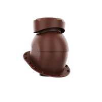 Wywietrznik kanalizacyjny z podstawą płaską BRĄZOWY RAL 8017